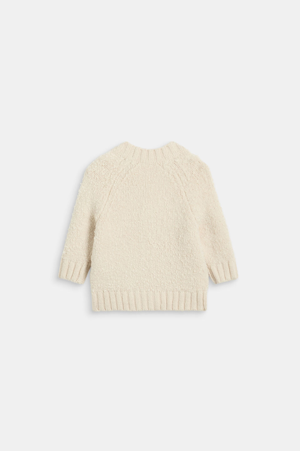 Teddy Knit Cardigan  Moonstone