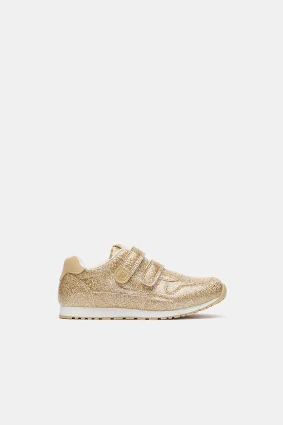 Retro Glitter Sneaker  Gold Glitter  hi-res