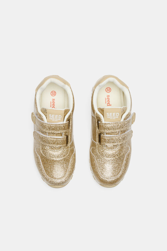 Retro Glitter Sneaker  Gold Glitter  hi-res