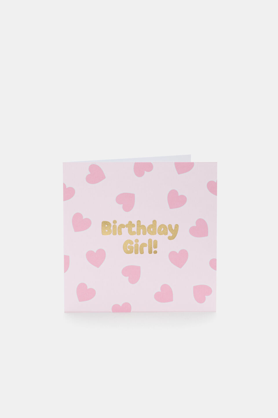 Birthday Girl Heart Card  Multi