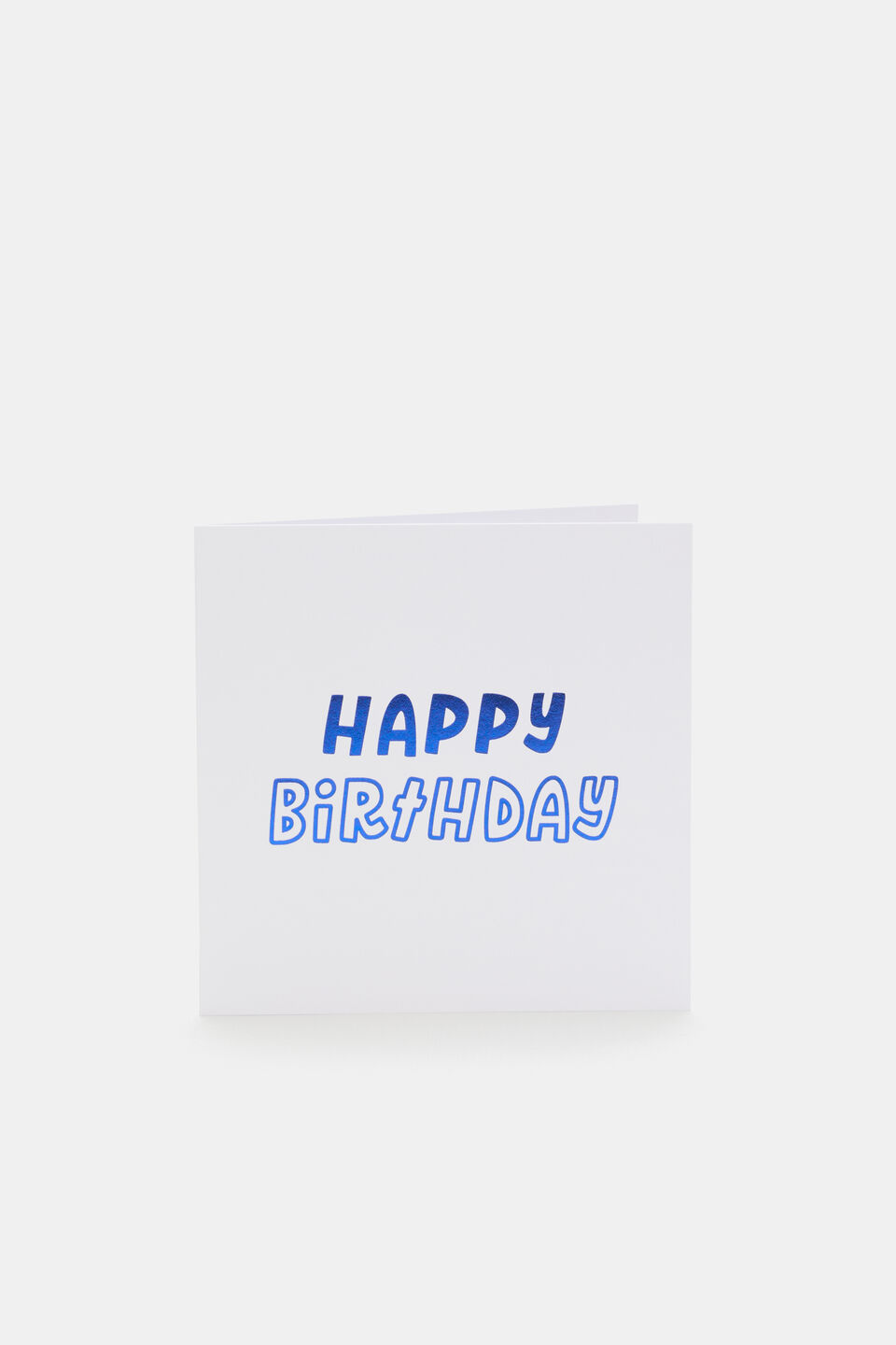Happy Birthday Foil Card  Multi