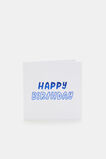 Happy Birthday Foil Card  Multi  hi-res