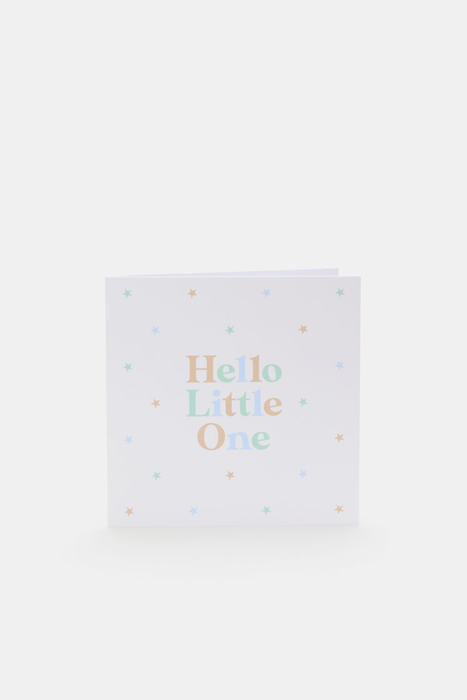 Hello Little One Card  Multi