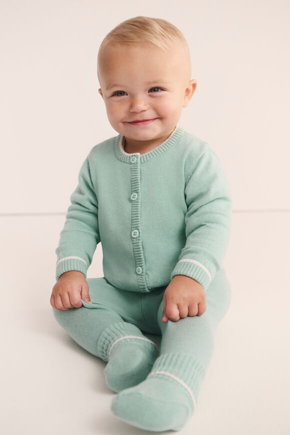 Footed Knit Pant  Seafoam  hi-res