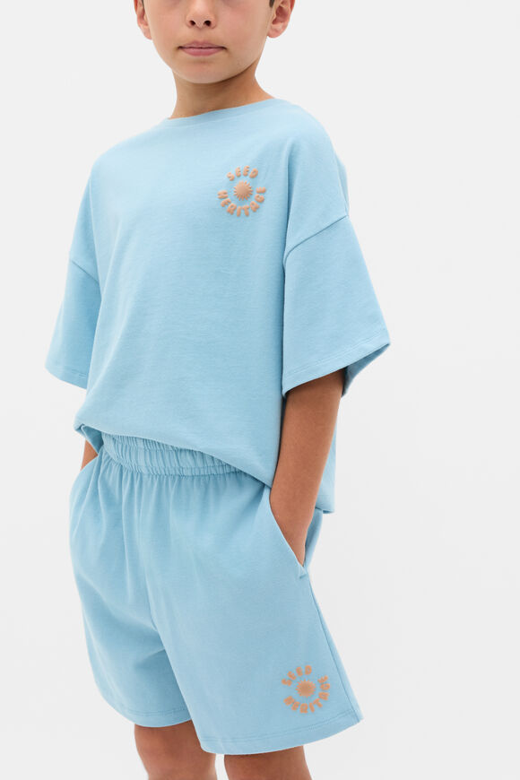 Bubble Logo Tee  Nebula Blue  hi-res