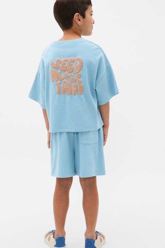 Bubble Logo Tee  Nebula Blue  hi-res