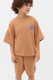 Bubble Logo Tee  Nutmeg  hi-res