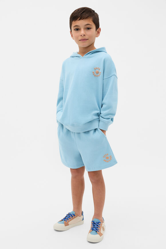 Bubble Logo Hoodie  Nebula Blue  hi-res
