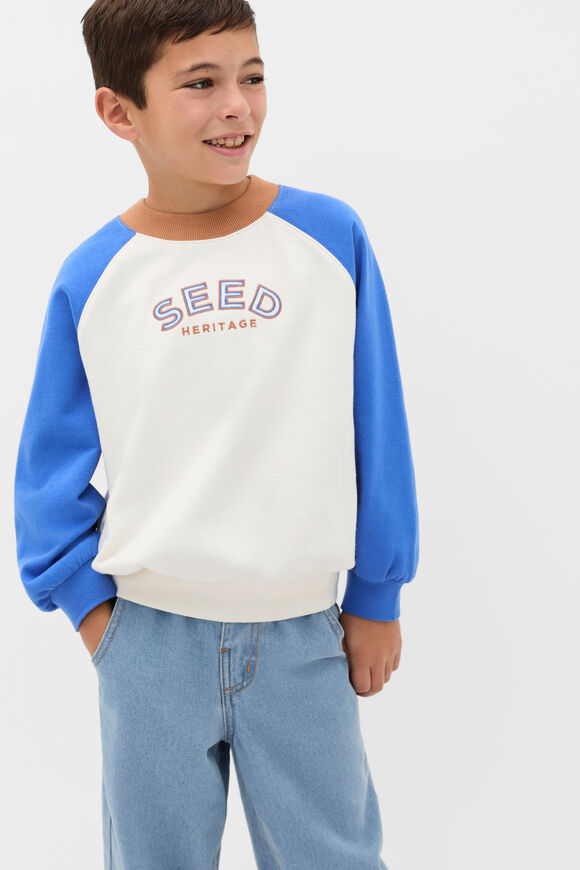 Raglan Logo Sweat  Classic Cream  hi-res