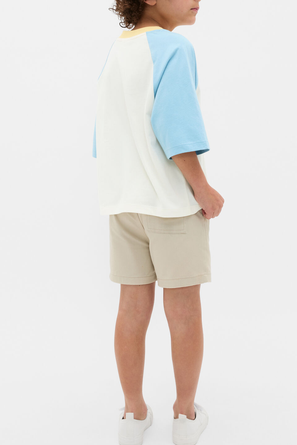 Raglan Logo Tee  Nebula Blue