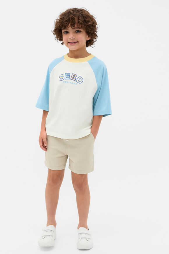 Raglan Logo Tee  Nebula Blue  hi-res