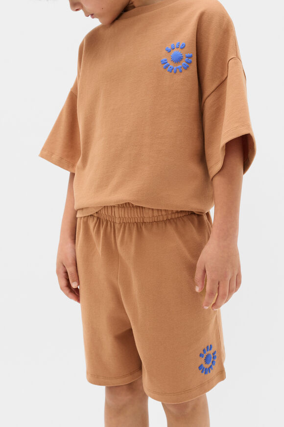 Bubble Logo Track Short  Nutmeg  hi-res