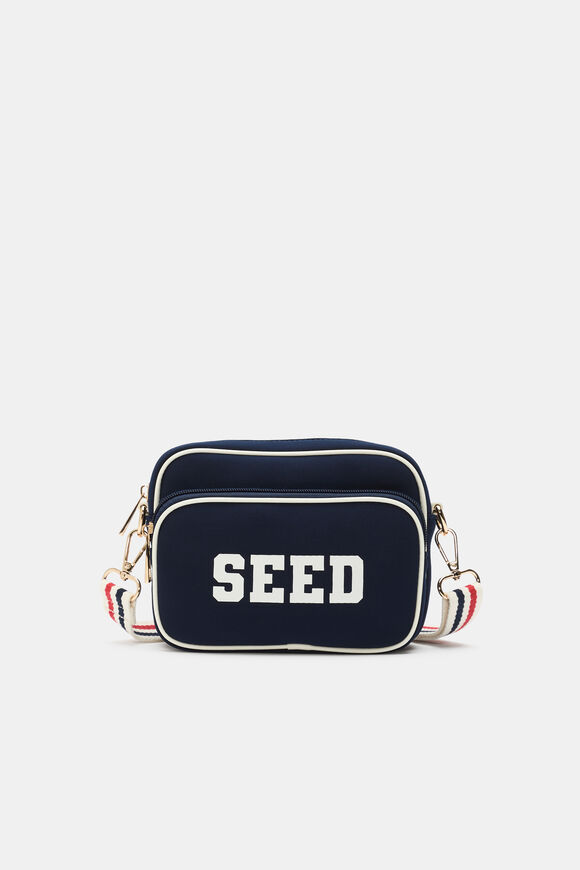 Retro Double Pocket Bag  New Navy  hi-res