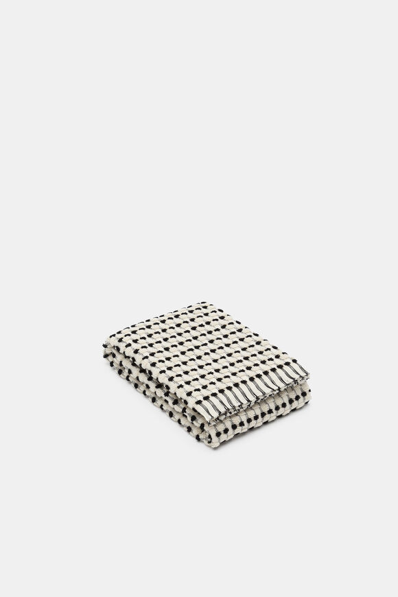 Layla Hand Towel  Black  hi-res