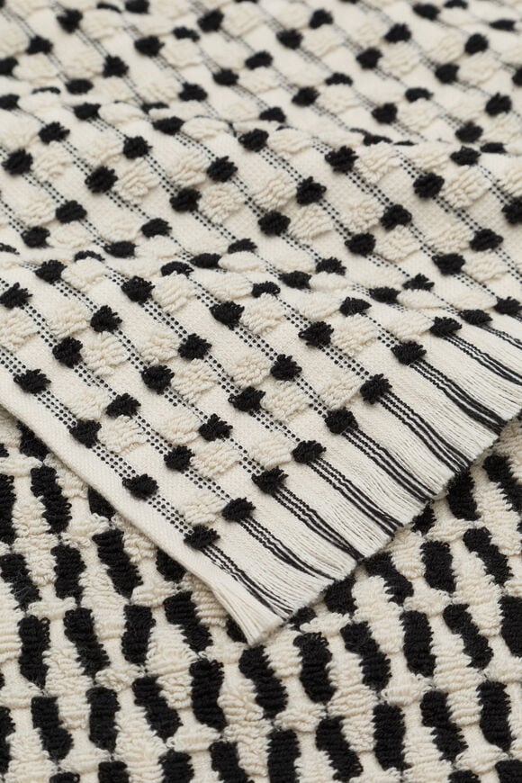 Layla Hand Towel  Black  hi-res