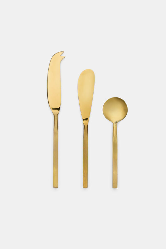 Lana Cheese Knife Set  Gold  hi-res