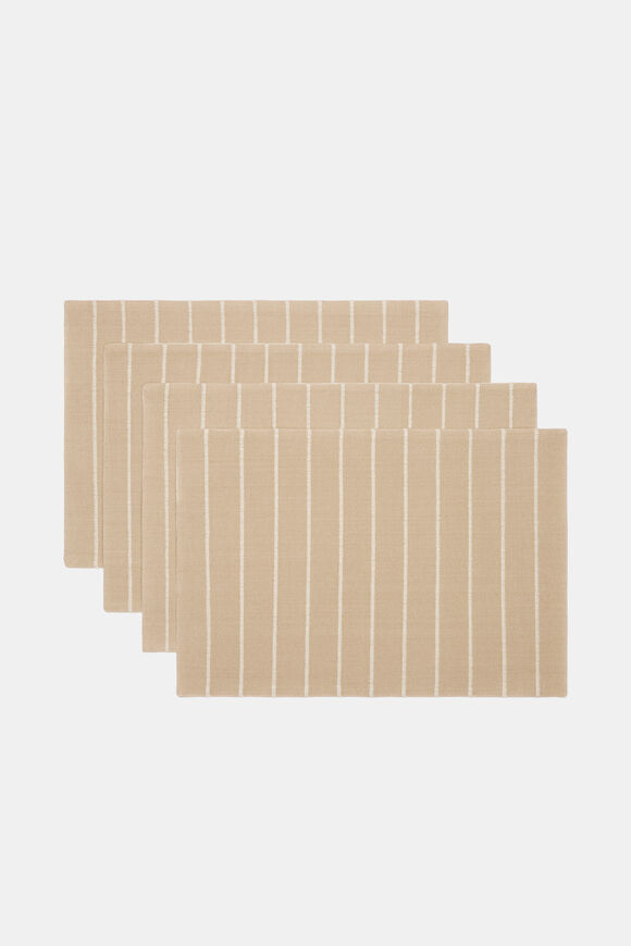 Isla Placemat Set of 4  Cashew Cream  hi-res