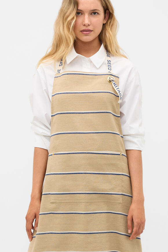 Isla Apron  Cashew Cream  hi-res