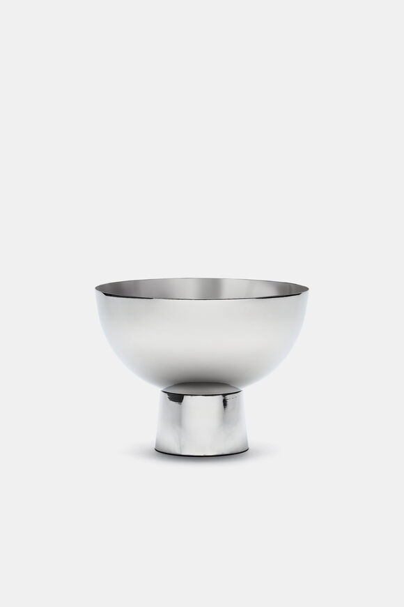 Noa Footed Bowl Medium  Silver  hi-res