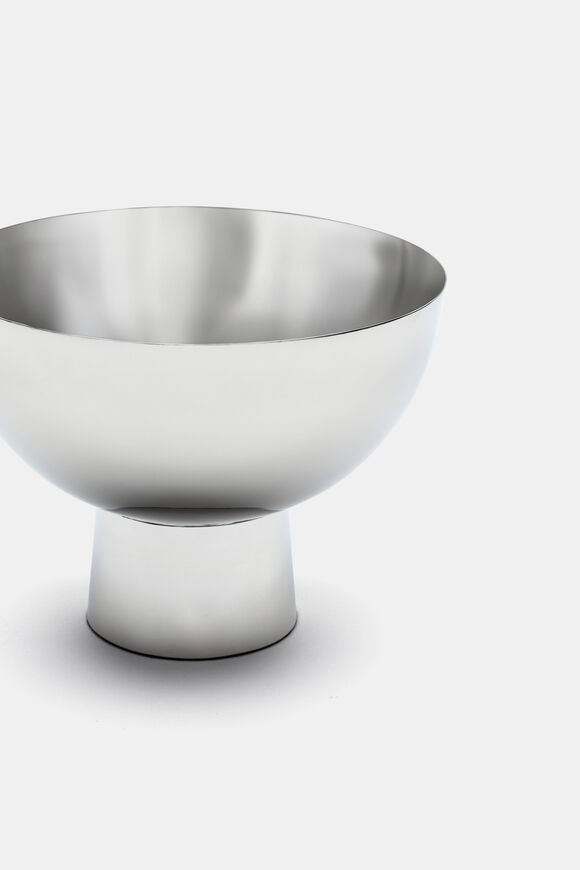 Noa Footed Bowl Medium  Silver  hi-res