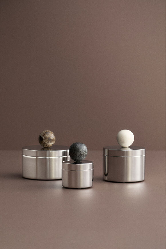 Noa Canister Small  Silver  hi-res