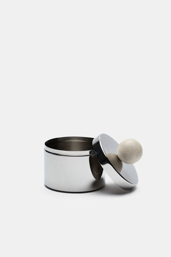 Noa Canister Large  Silver  hi-res