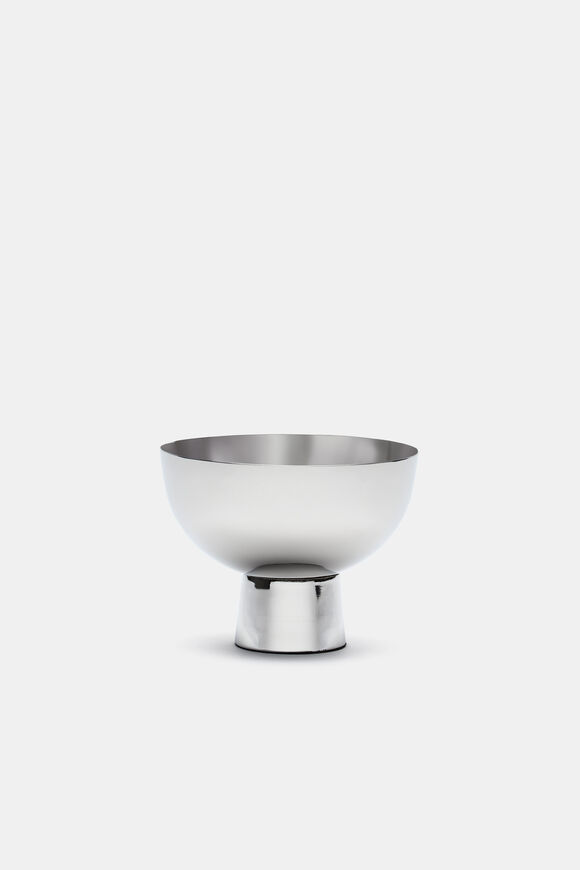 Noa Footed Bowl Small  Silver  hi-res