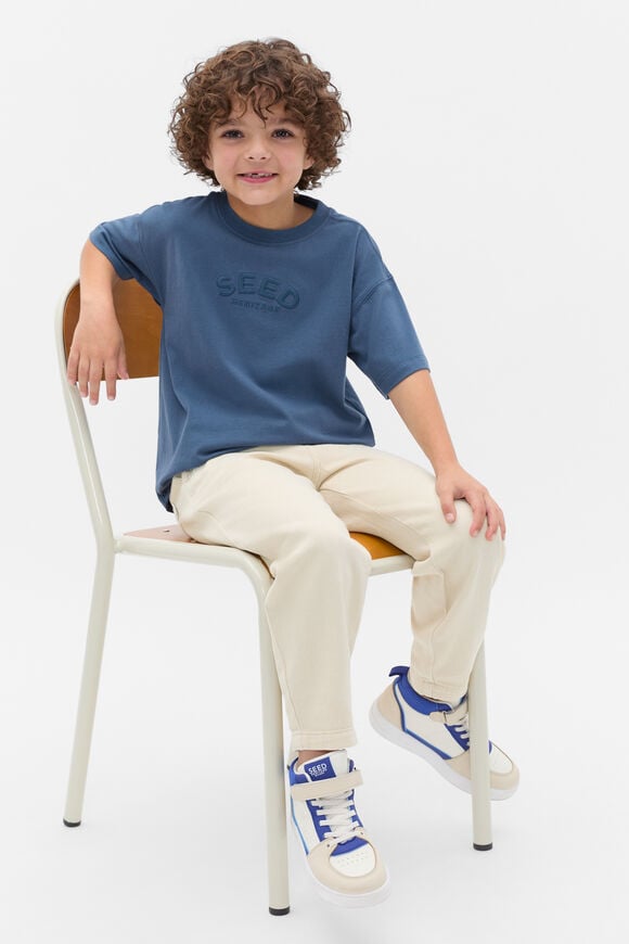 Core Logo Tee  Washed Navy  hi-res