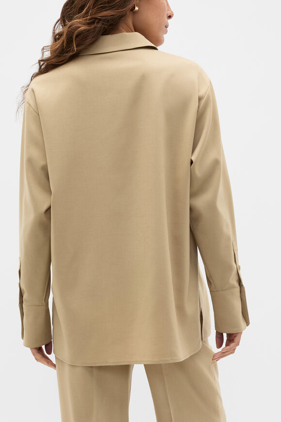Soft Suiting Zip Popover  Caramel Clay  hi-res