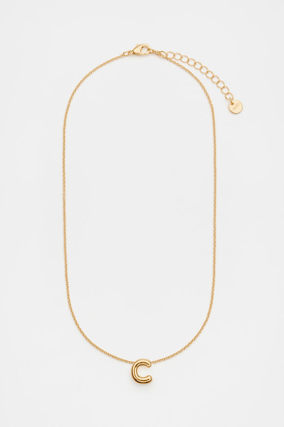 Bubble Letter Necklace  C  hi-res