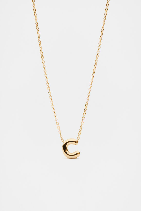 Bubble Letter Necklace  C  hi-res