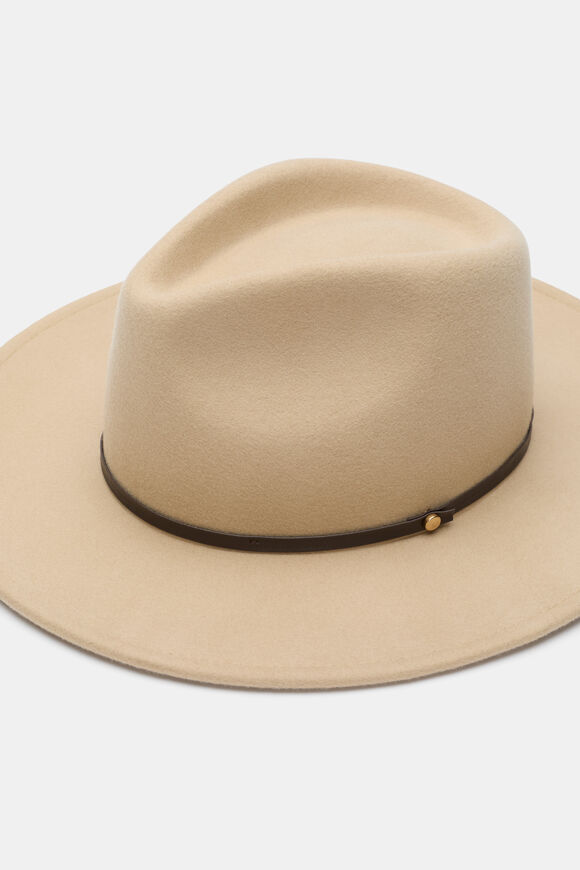Wool Fedora  Light Sandstone  hi-res