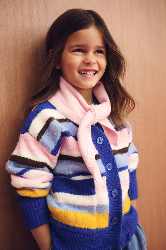Knit Neck Scarf  Pink Lemonade  hi-res