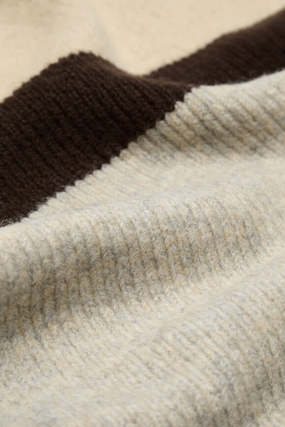Colour Block Scarf  Pale Slate Marle  hi-res