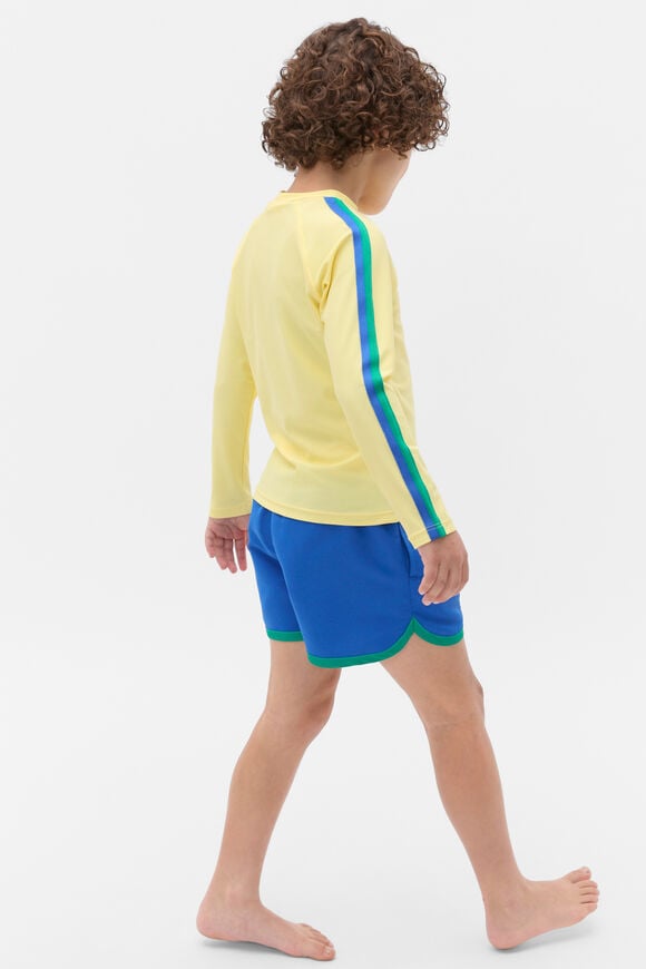 Taped Sleeve Rashvest  Canary Yellow  hi-res