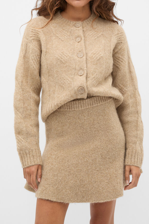 Lofty Knit Mini Skirt  Caramel Clay  hi-res