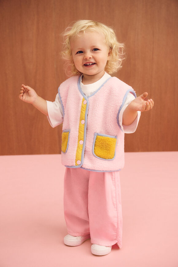 Teddy Gilet  Pink Lemonade  hi-res