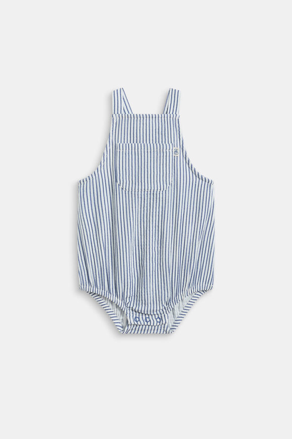 Stripe Romper  Navy  hi-res