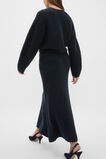 Luxe Fluffy Knit Skirt  Twilight Blue  hi-res