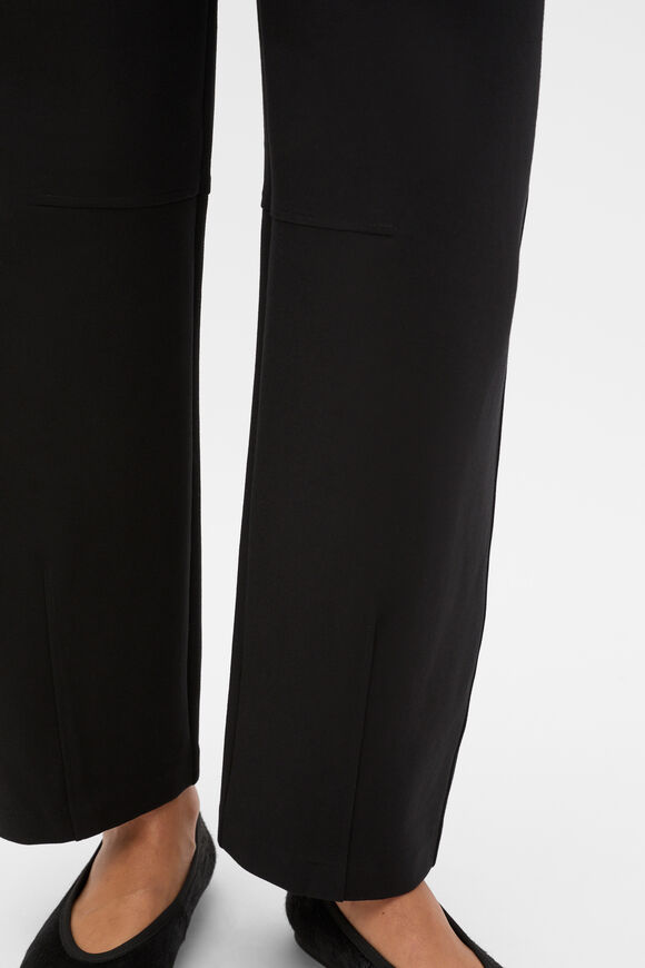 Ponte Barrel Leg Pant  Black  hi-res