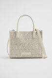 Textured Mini Tote  Stone Logo  hi-res
