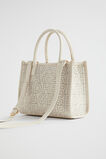 Textured Mini Tote  Stone Logo  hi-res