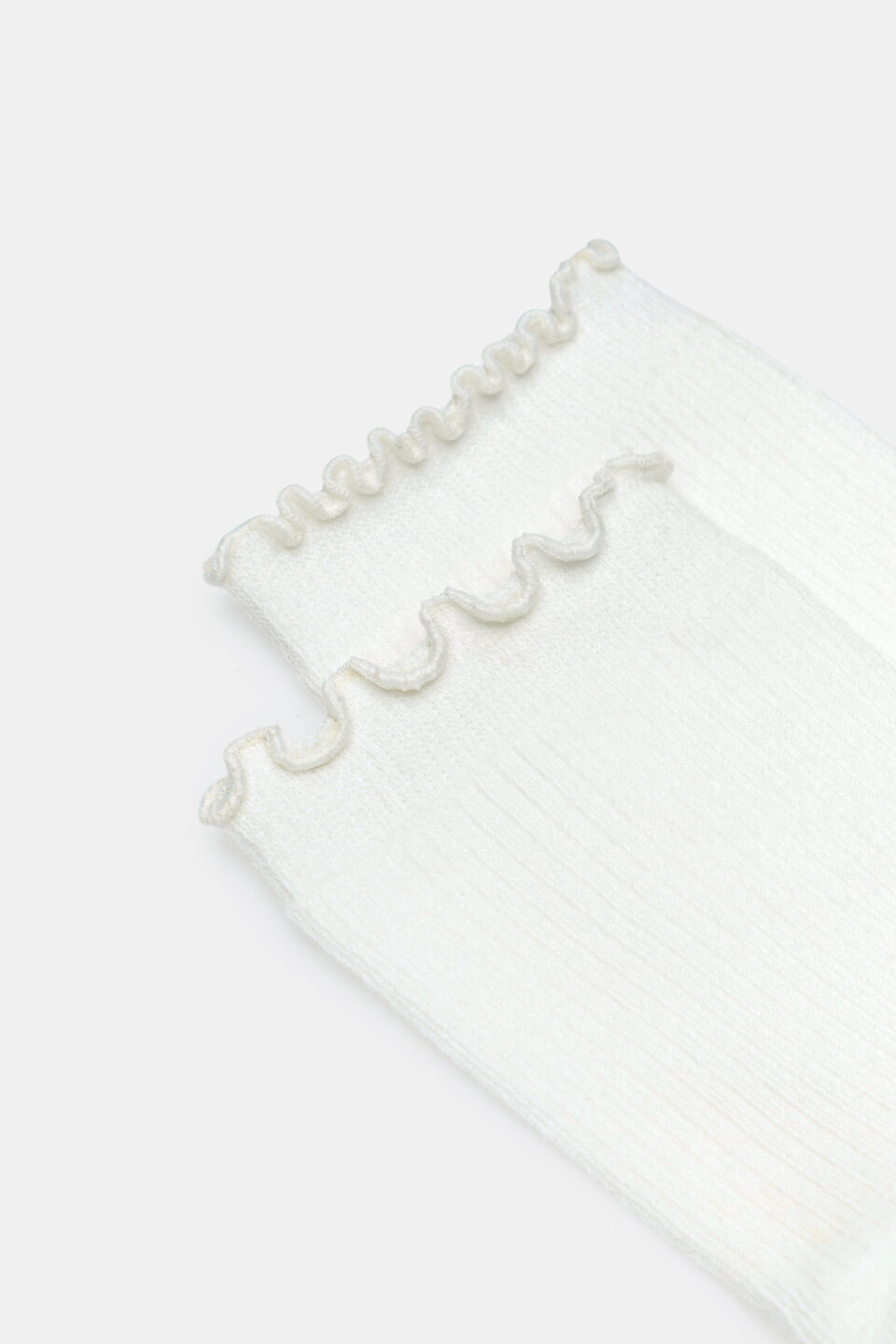 Frill Sock  Cream
