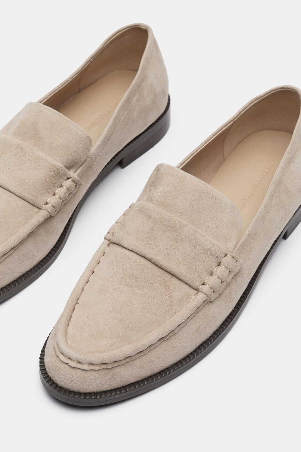 Kyla Loafer  Oat Suede