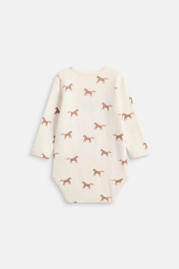 Horse Logo Bodysuit  Classic Cream  hi-res