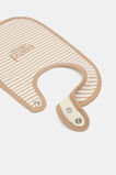 Logo Stripe Bib  Acorn Stripe  hi-res