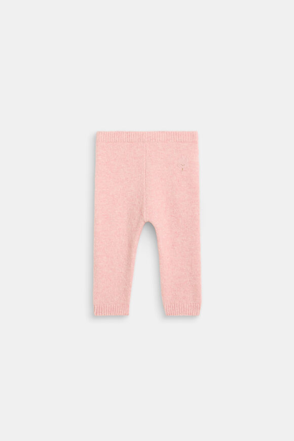Leaf Knit Pant  Blush Pink Marle  hi-res