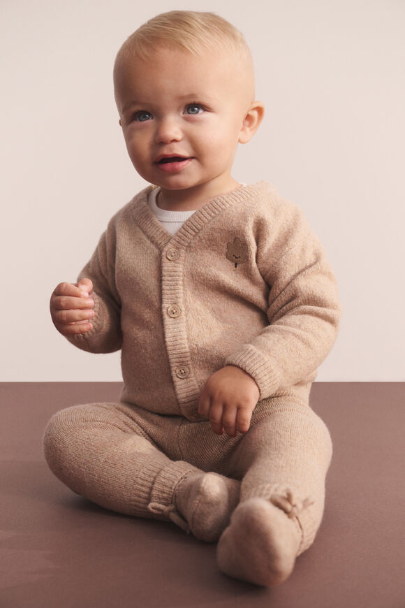 Leaf Knit Pant  Nutmeg Marle  hi-res