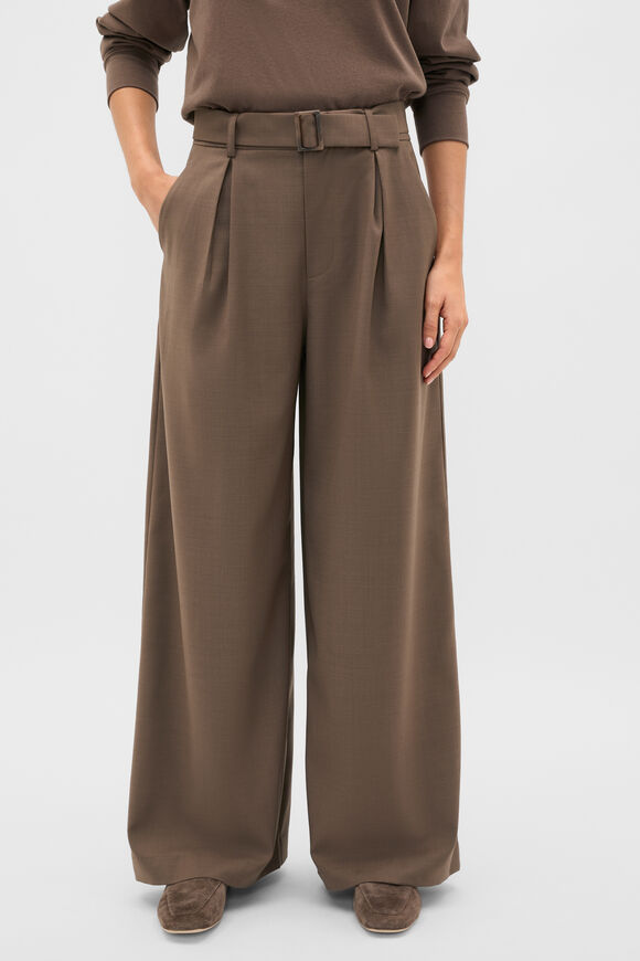 Tailored Drapey Trouser  Chestnut  hi-res