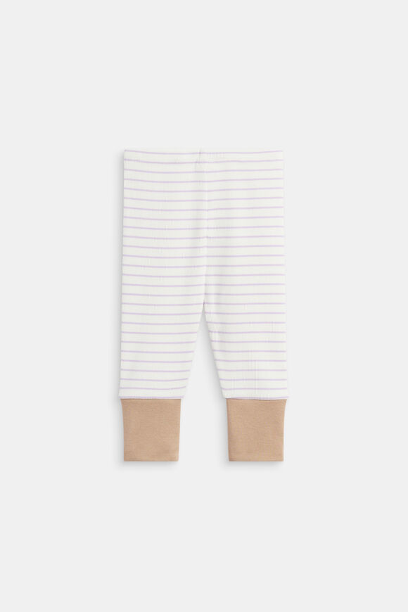 Stripe Rib Legging  Lavender  hi-res
